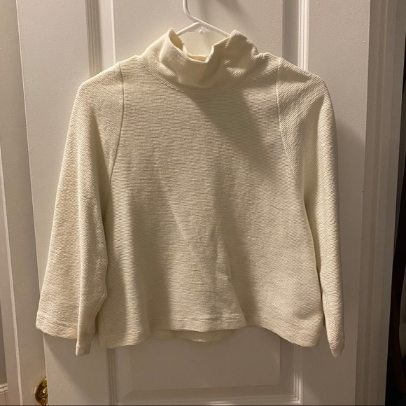 Madewell Textured Mock Turtleneck - Picture 1 of 9